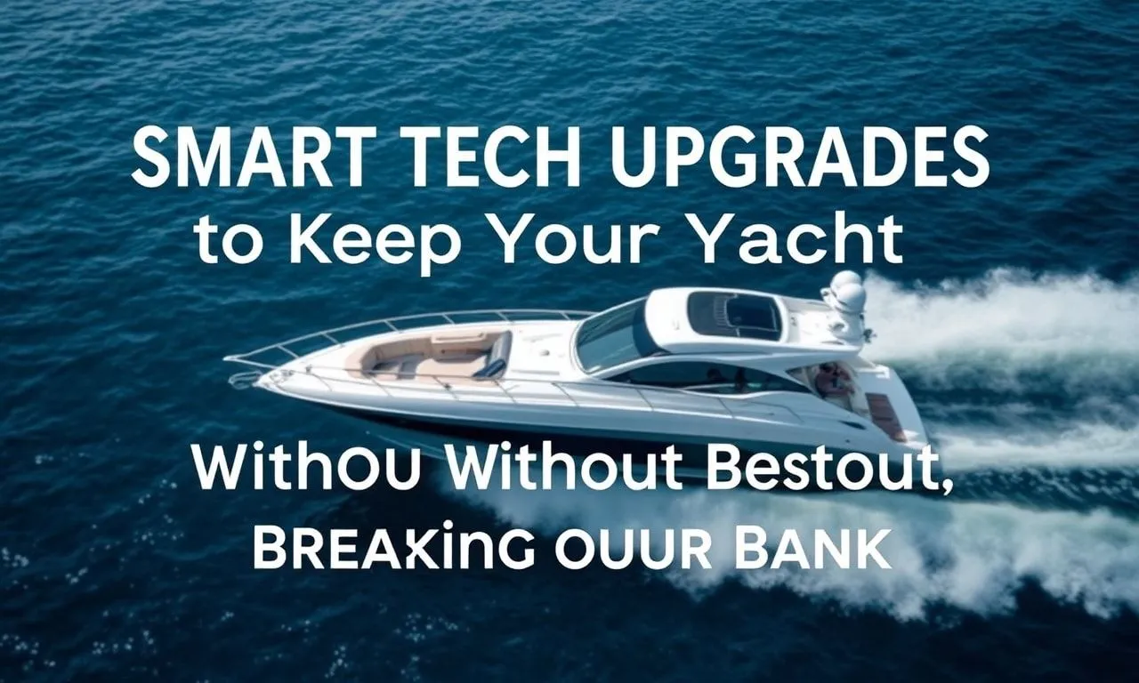 Smart Tech Upgrades to Keep Your Yacht Running Smoothly Without Breaking the Bank Smart Tech Upgrades to Keep Your Yacht Running Smoothly Without Breaking the Bank