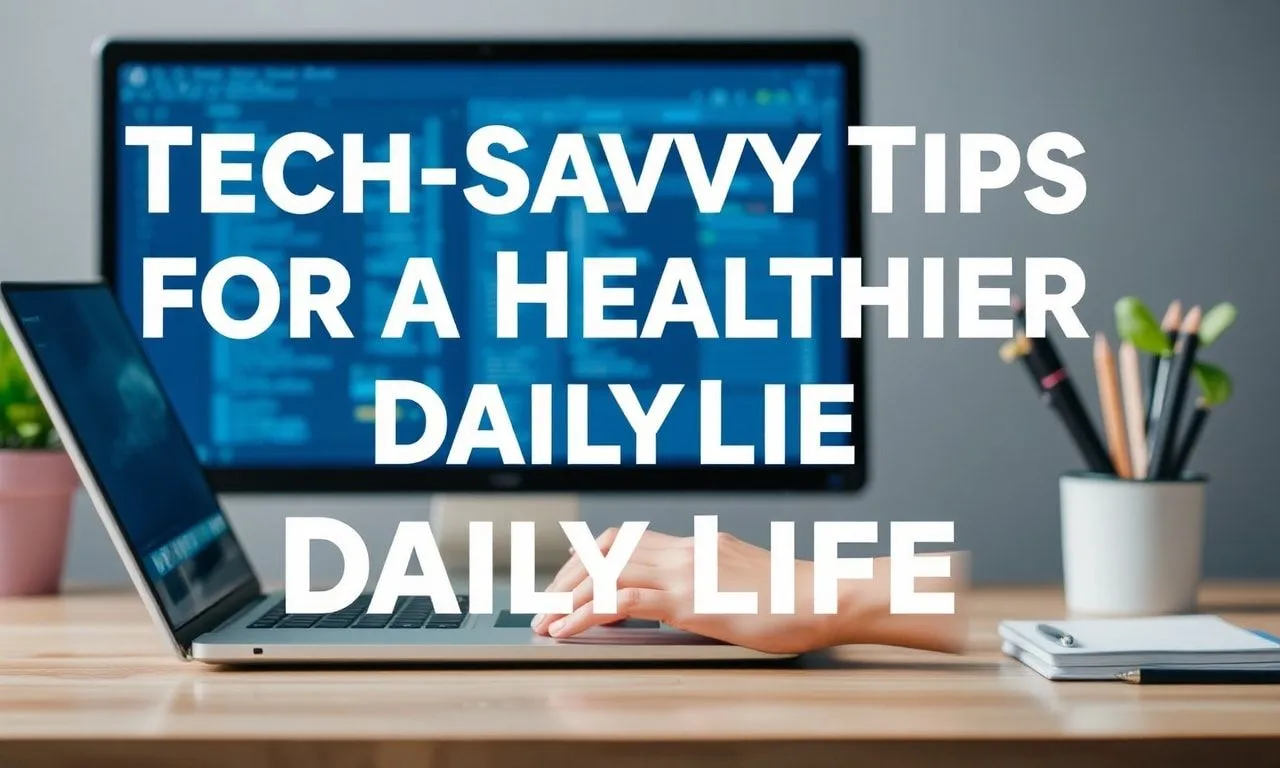 Tech-Savvy Tips for a Healthier Daily Life Tech-Savvy Tips for a Healthier Daily Life
