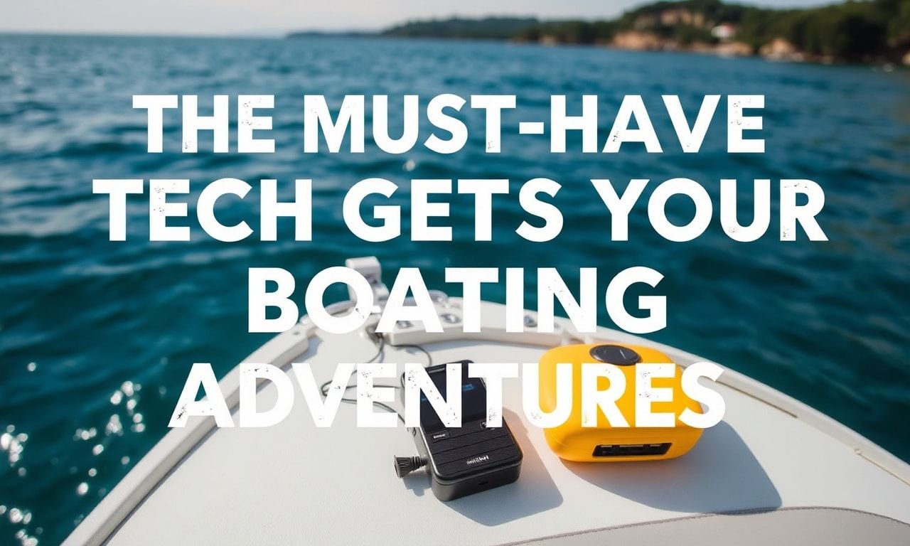 The Must-Have Tech Gadgets for Your Yachting Adventures The Must-Have Tech Gadgets for Your Boating Adventures